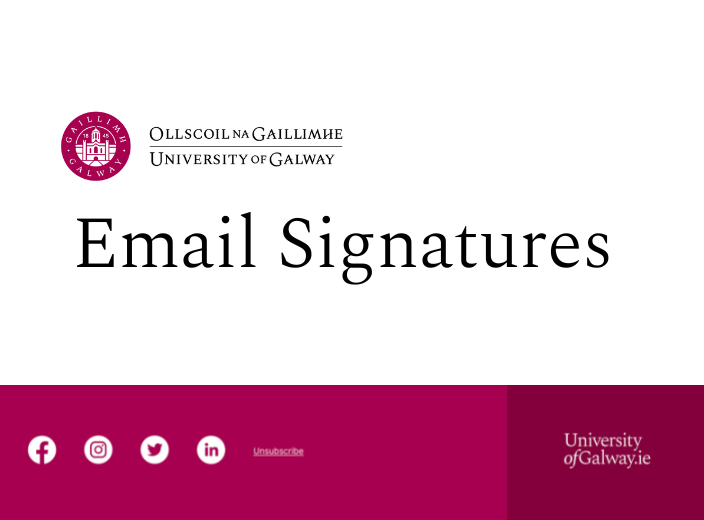 Email Signatures - COMING SOON