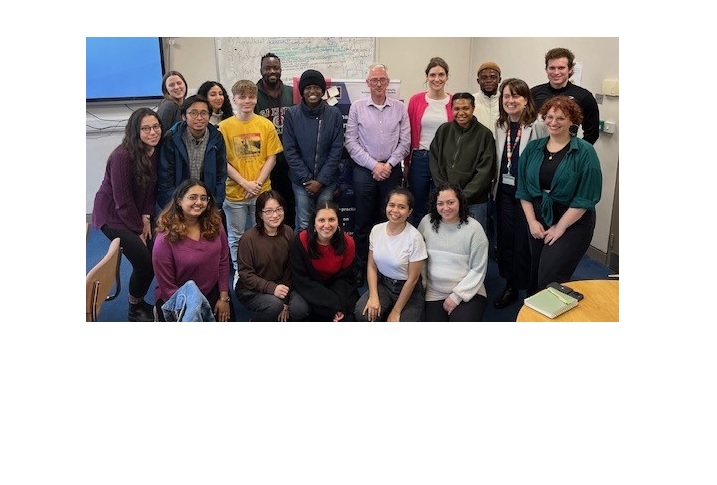 Chris Pain from Irish Aid visited the MA in International Development Practice students
