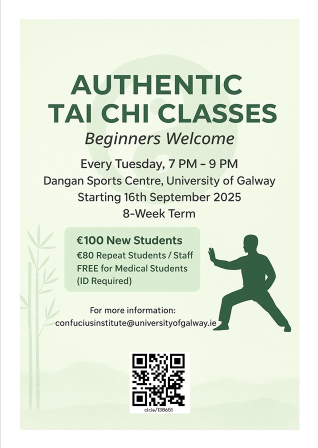 Join Our Exciting Tai Chi Classes at the Confucius Institute of Chinese and Regenerative Medicine