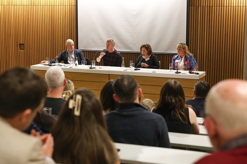 Kevin McStay, Feargal O'Callaghan, Heather Boyle and Yvonne Comer during the panel discussion