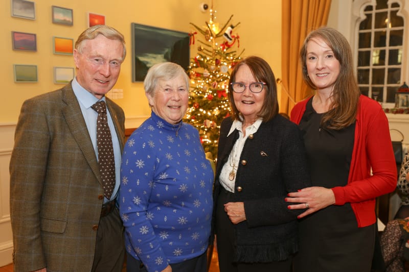 Dr. Michael Gilmore, Helen O'Cearbhaill, Ann Marie Wallace Gilmore and Anne Marie Gilmore.
