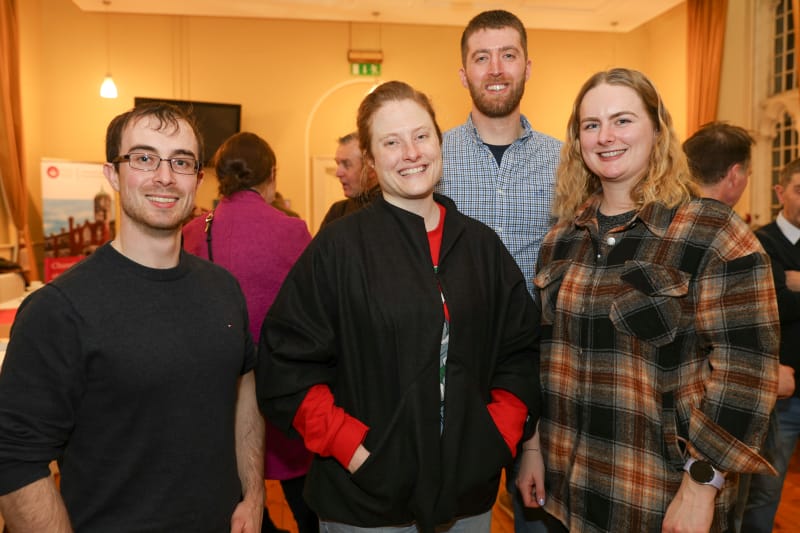 Eoghan Dumen, Shayhea Kiefer, Conall Prendergast and Caitlin Cooney