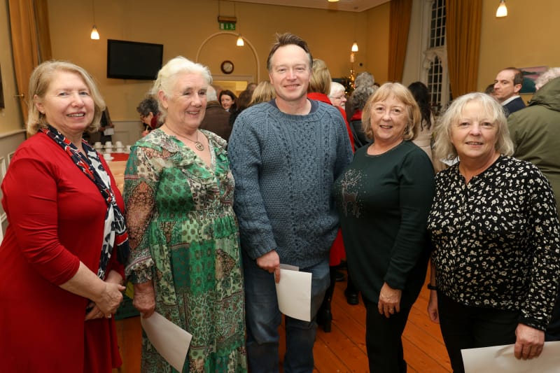 Marion Franklin, Mairín Mhic Lochlainn, David Lydon, Bernie Glynn and Theresa Kavanagh