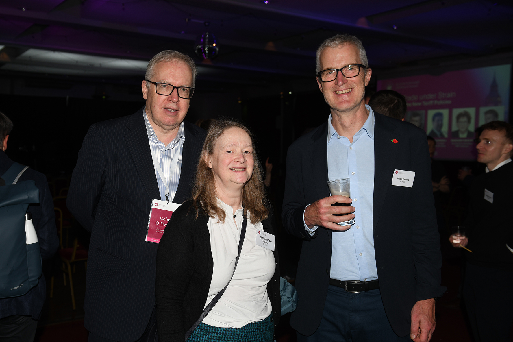 Colm O'Dwyer, Siobhán McTigue-Reardon and Martin Fleming