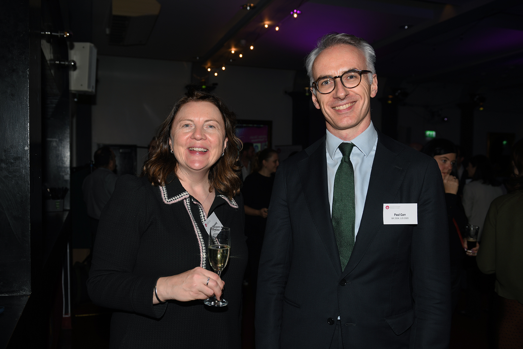 Helen Beausang and Paul Carr