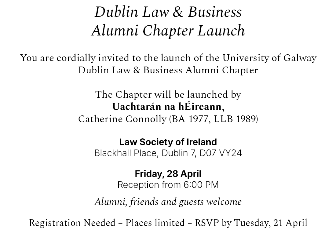 2026 Dublin Law and Business Launch