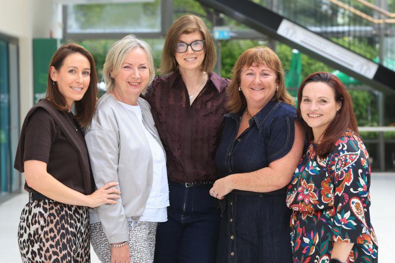 Clair Carroll, Marie Grinds, Sarahh Casseerly, Jean Boyle and Tracey Murphy. Photo Martina Regan.jpg