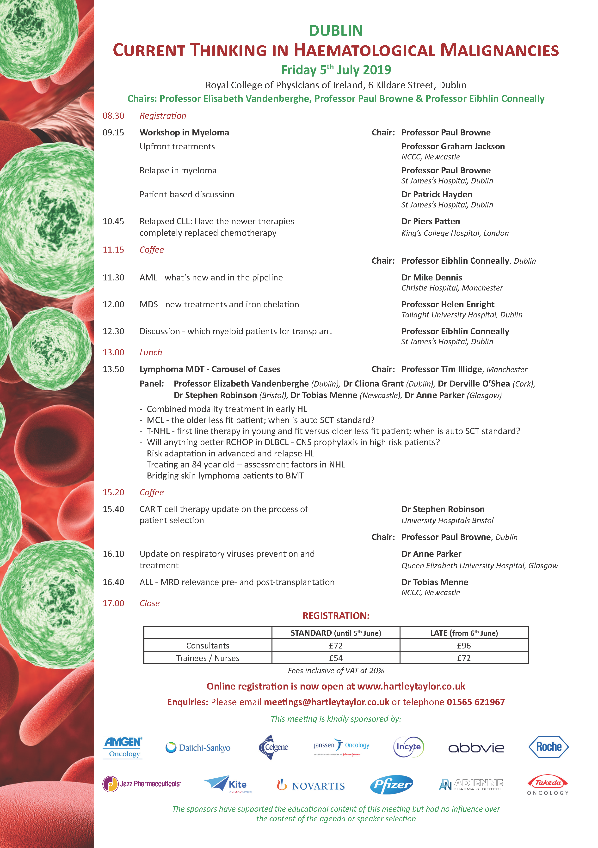 Haem Malignancies 2019 - Dublin