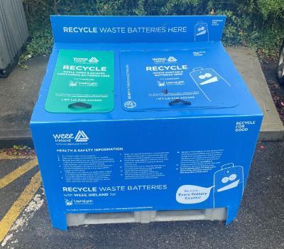 Recycling Waste Batteries bin