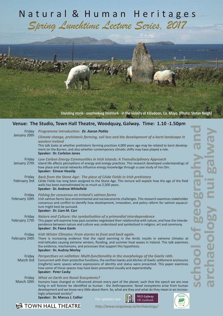 Spring Lunchtime Lecture Series 2017 (Town Hall Theatre)