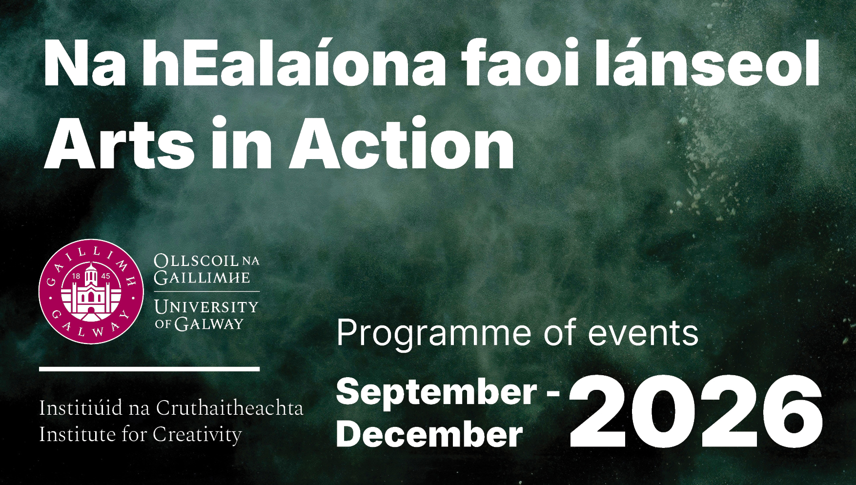 Arts in Action programme cover with title