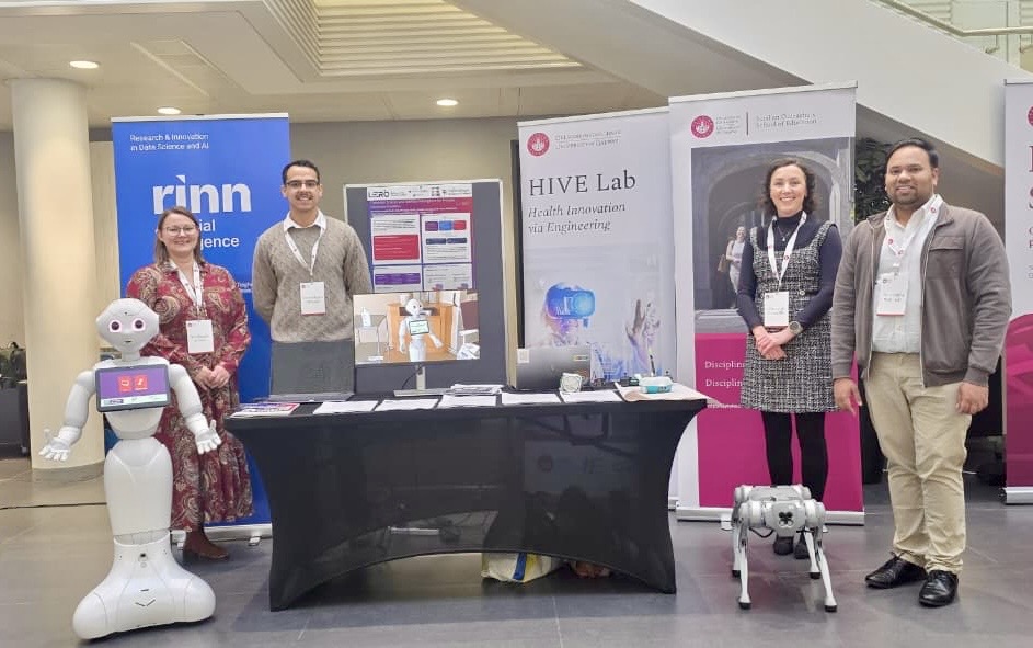 Cornelia Connolly and students robotics and artificial intelligence in education