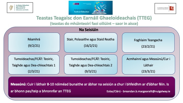 TTEG conversational Irish NUIG