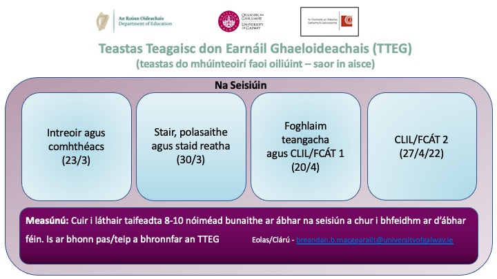 Teastas Teagaisc don Earnáil Ghaeloideachais (TTEG)