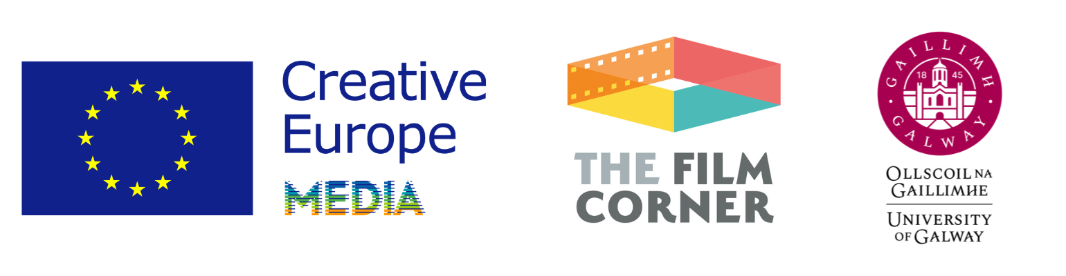 Logos for institutions associated with the Film Corner Clubs initiative