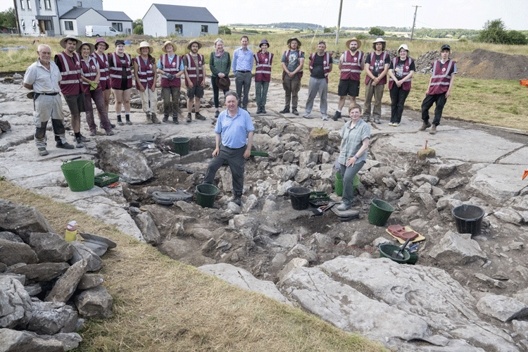 Maree Project archaeological excavation at Prospecthill court tomb, 2026