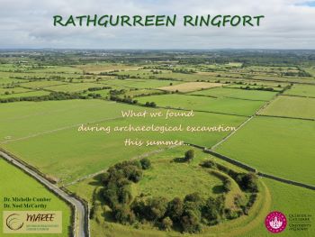 Rathgurreen archaeological excavation 2025 - slide from Maree presentation 9-9-2025