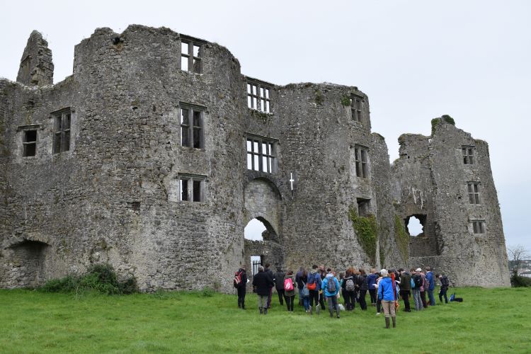Roscommon Castle archaeologial field-class 2018