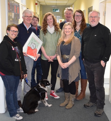 Archaeology Society Presentation of Historic Towns Atlas, Galway for the departmental library 2018