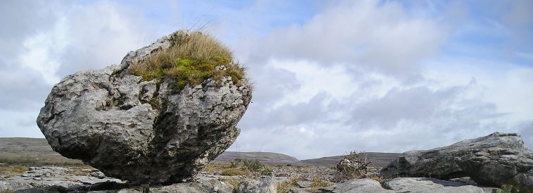 Burren Glacial Erratic Boulder