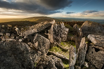 Cairn E, Carrowkeel, Sligo - photo. Ken Williams