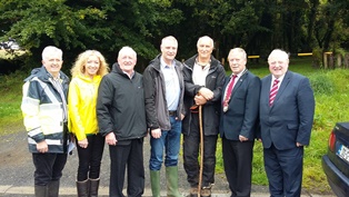 Launch of Dr Stefan Bergh's Neolithic Heritage Guide for Sligo by Minister