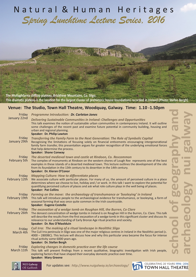 Spring Lunchtime Lecture Series 2016