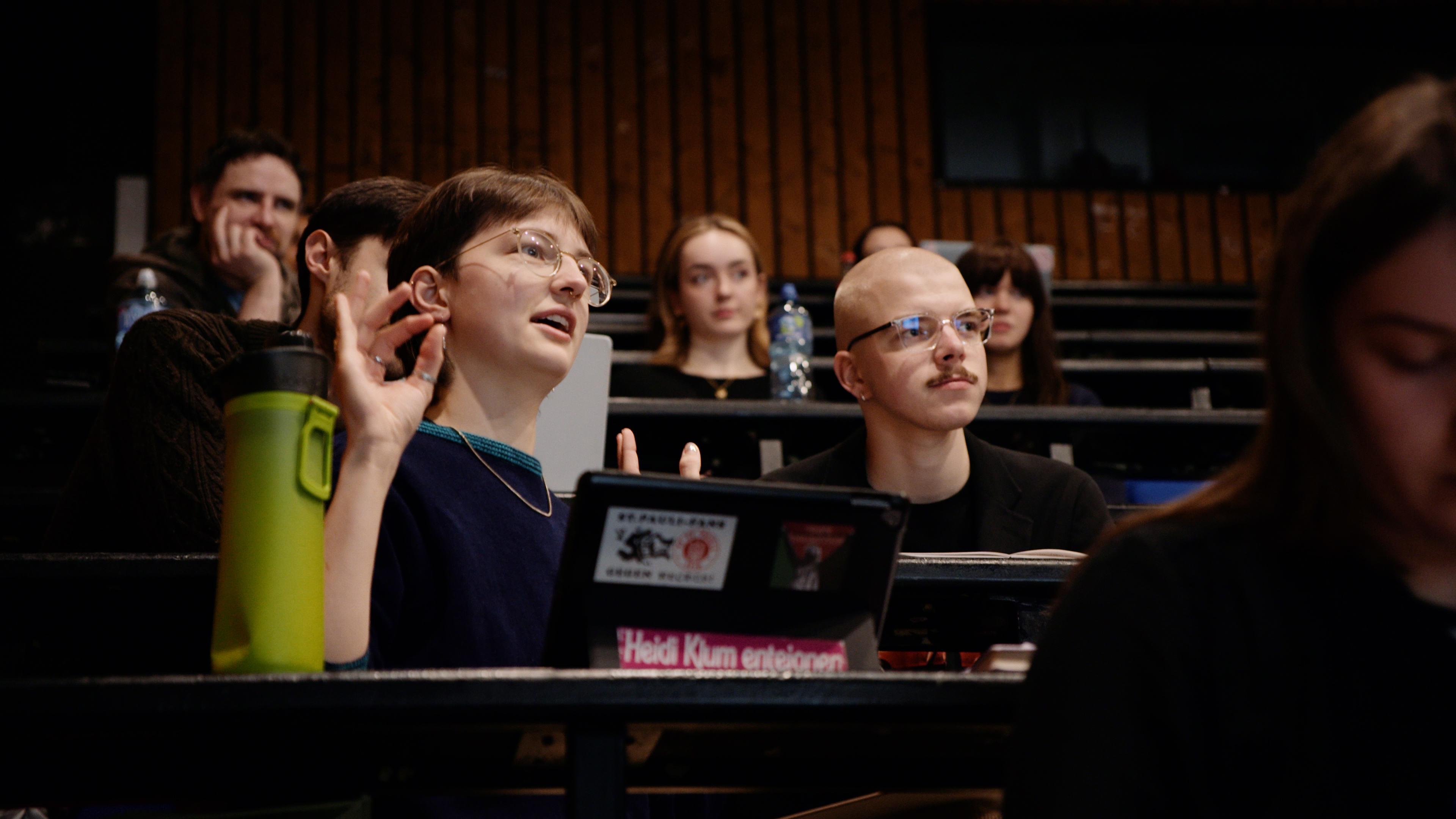 Final Year Philosophy students engaged in group discussion