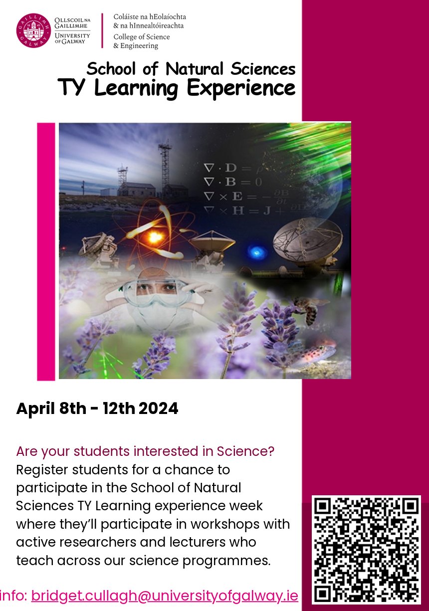 SNS TY Learning Experience 2024 Flyer