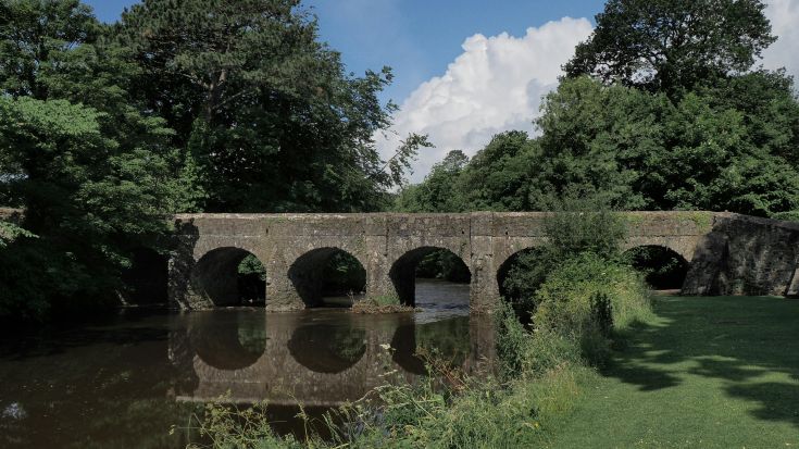 River Bridge in Galway Multible Arches