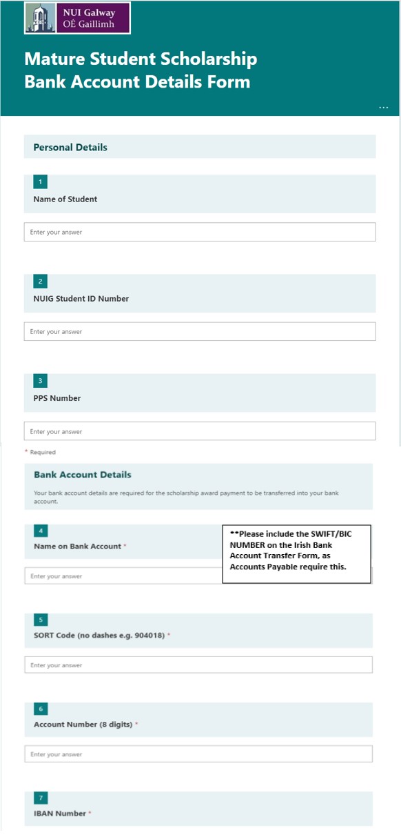 Scholarship Form Example1