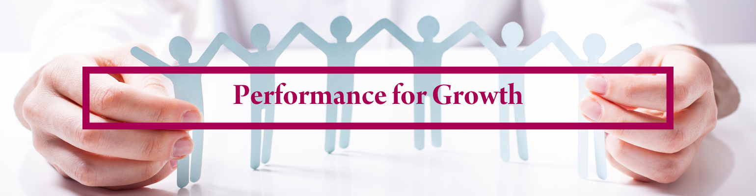 Performance for growth Banner