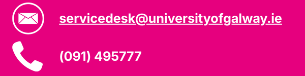 Service Desk contact banner