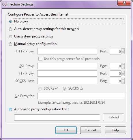 Windows + Firefox Proxy