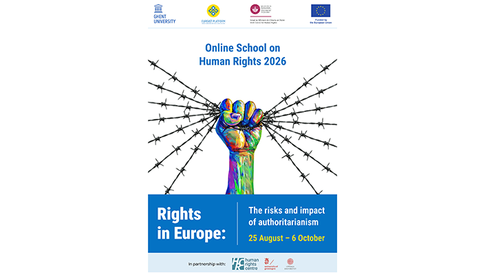 The third Online School on Human Rights concludes: “Rights in Europe: The Risks and Impact of Author
