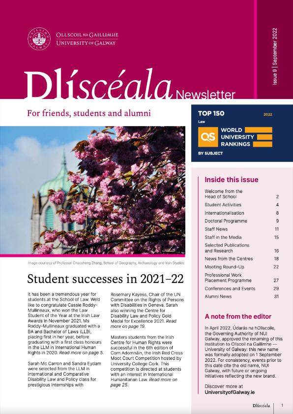 School of Law Newsletter 2022