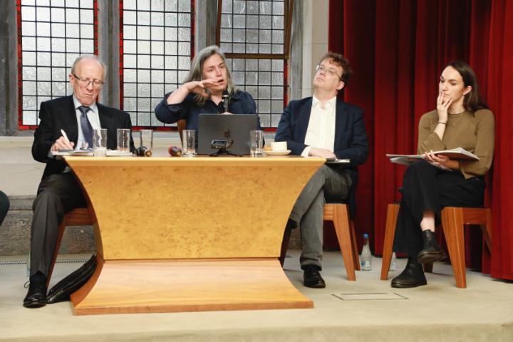 Opening session panel seated