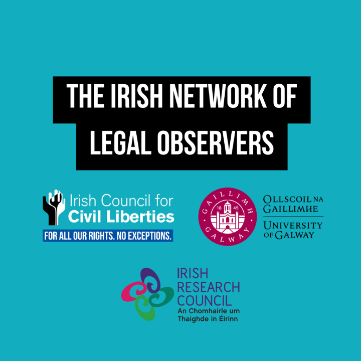 Research Ireland Funding to train new generation of Legal Observers in Ireland