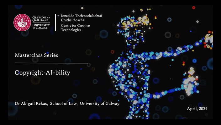 Copyright-AI-bility – Masterclass @ Centre for Creative Technologies