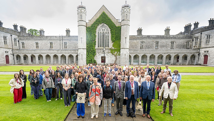 Delegates from the ENLIGHT University Alliance gather in the Quadran