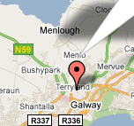Image of NUI Galway's Google map