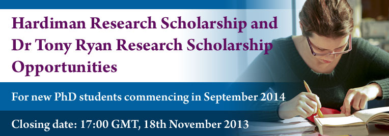 Hardiman & Ryan Scholarships 2013