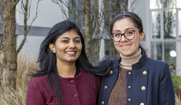 two women in the photo