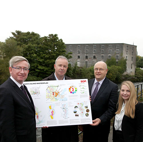 Prof Ciarán Ó hÓgartaigh, Brendan McGrath, Gareth Maguire, & Una Farrell