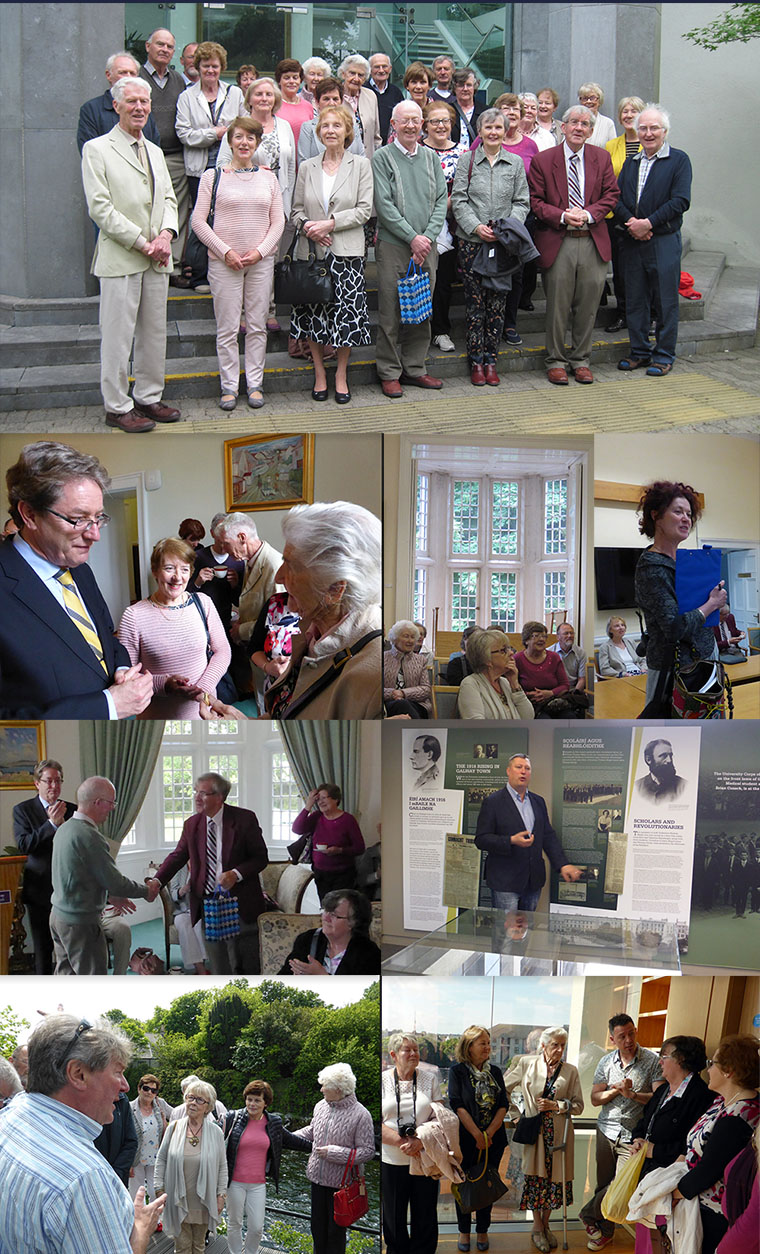 NUIM, retired staff, visit, NUIG, May 2016