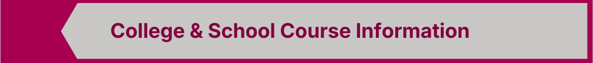 college and school contact info heading