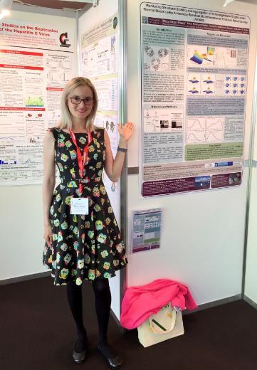 Marina SB presenting poster.