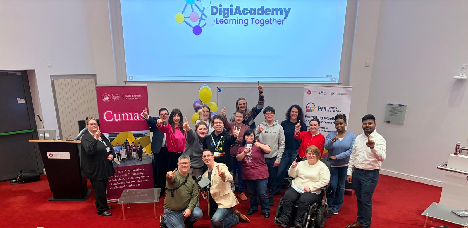 Some of the attendees at the digiacademy event