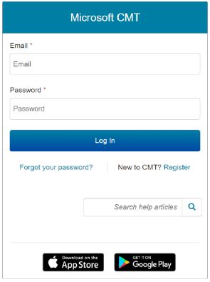 Screen shot/print showing a demo of the conference registration process