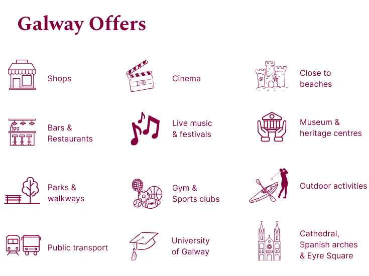 icons with what galway offers